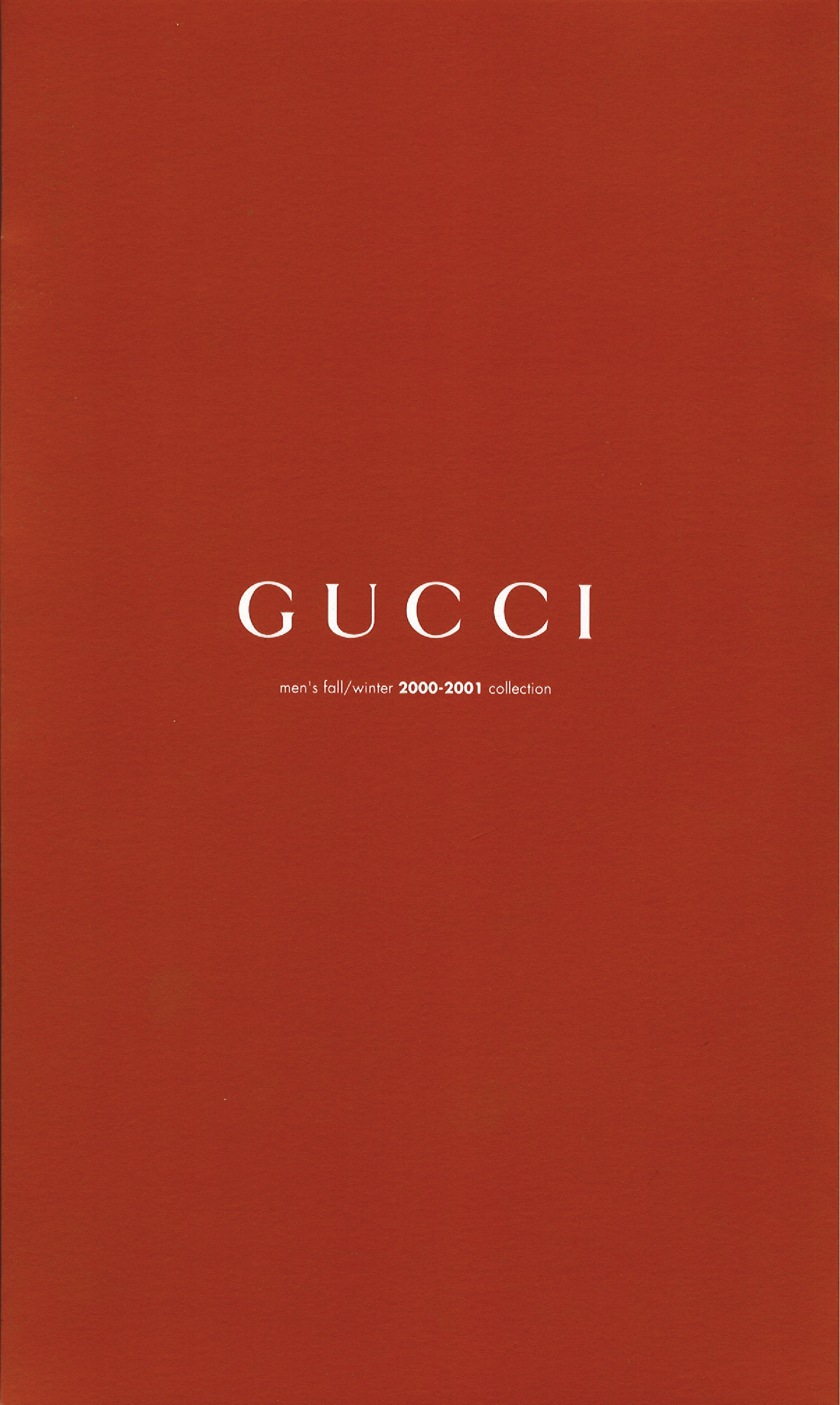 Gucci A/W00 Menswear Lookbook