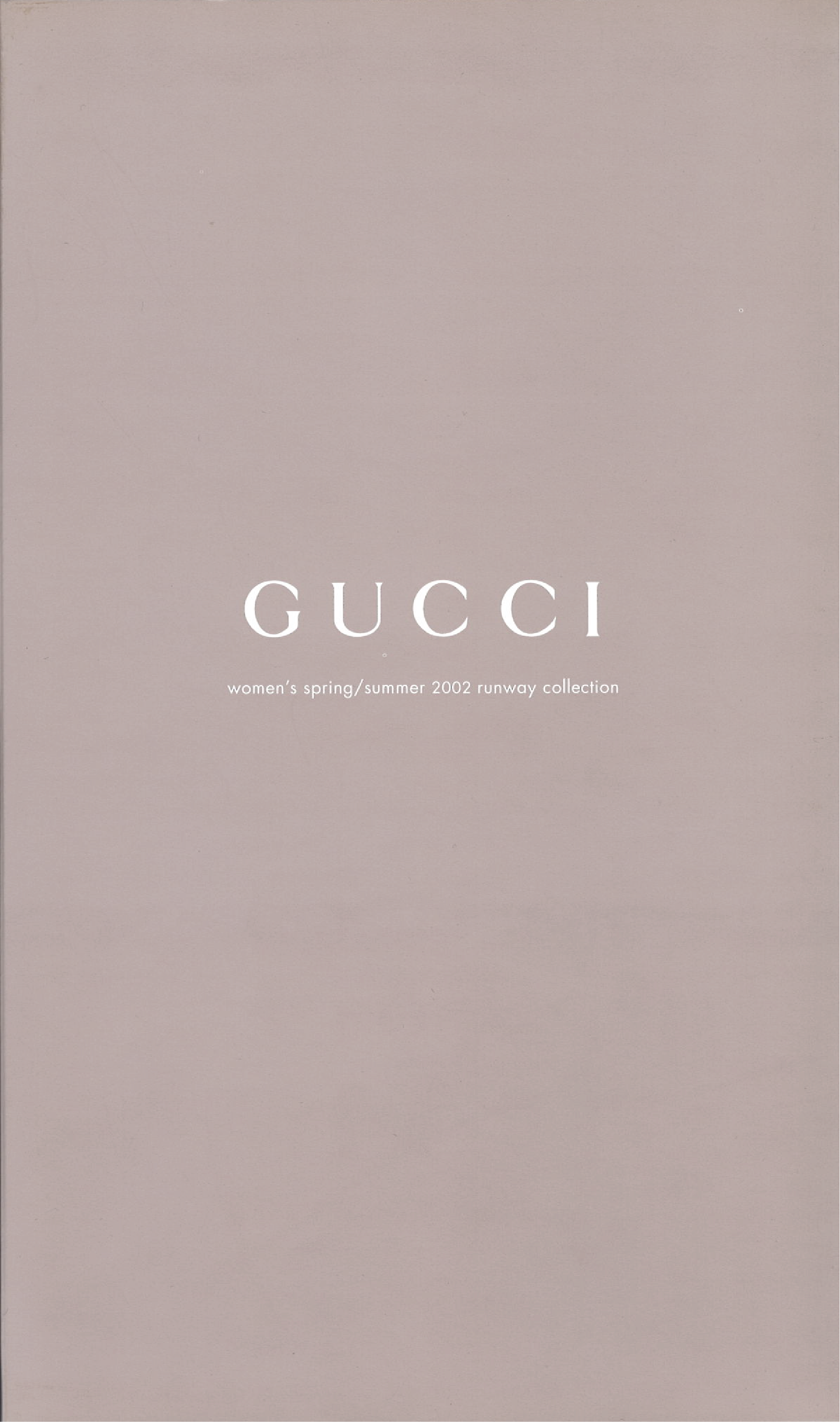 Gucci S/S02 Womenswear Lookbook